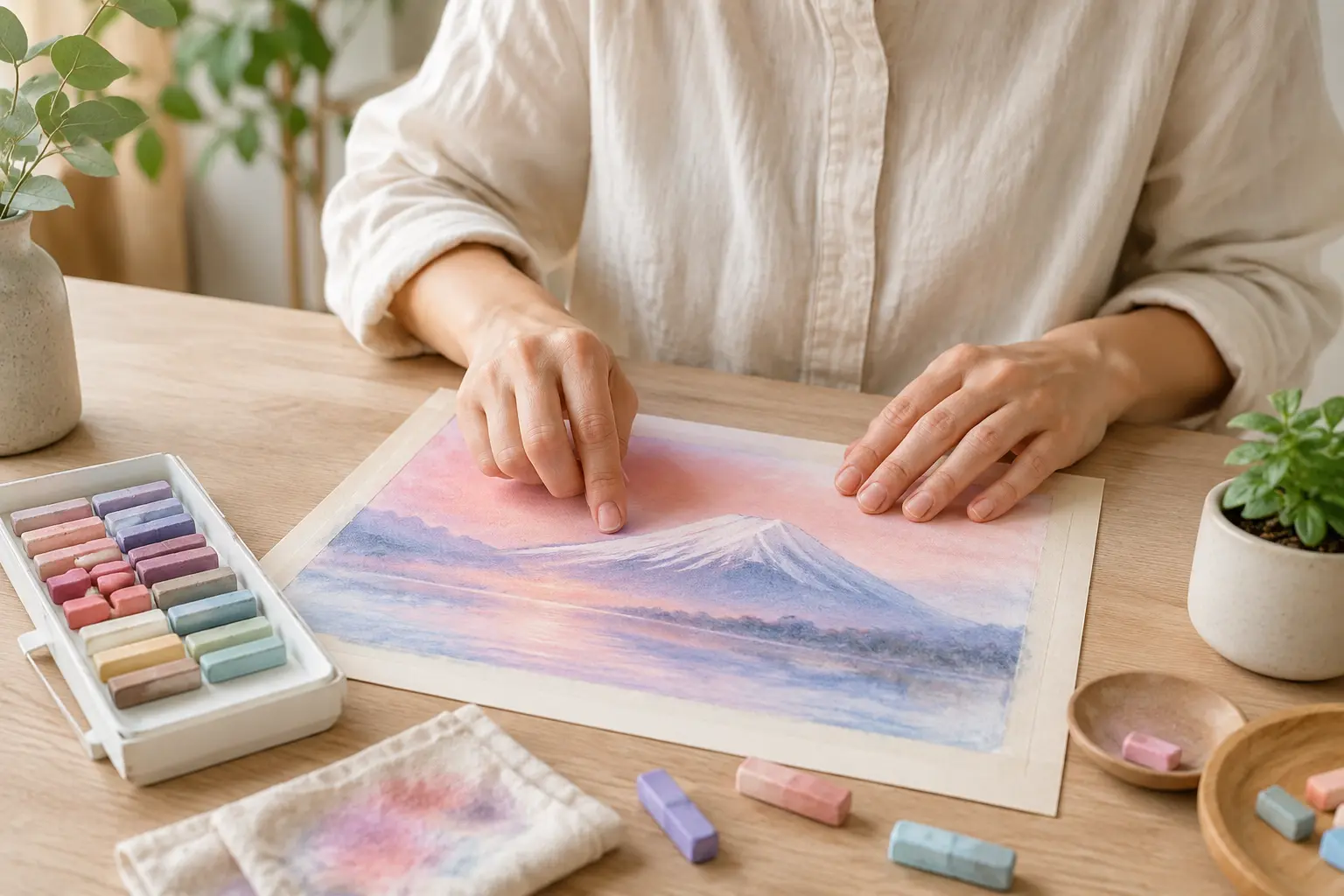 MoodBooster Nagomi Art Japanese pastel wellness program
